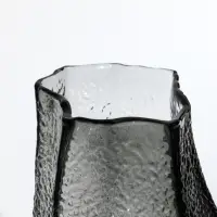 Ваза стекло настольная "Дженис" 30х15х9,5 см, серый