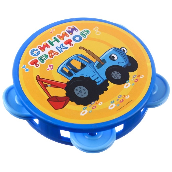Музыкальная игрушка &laquo;Бубен: Синий трактор&raquo;
