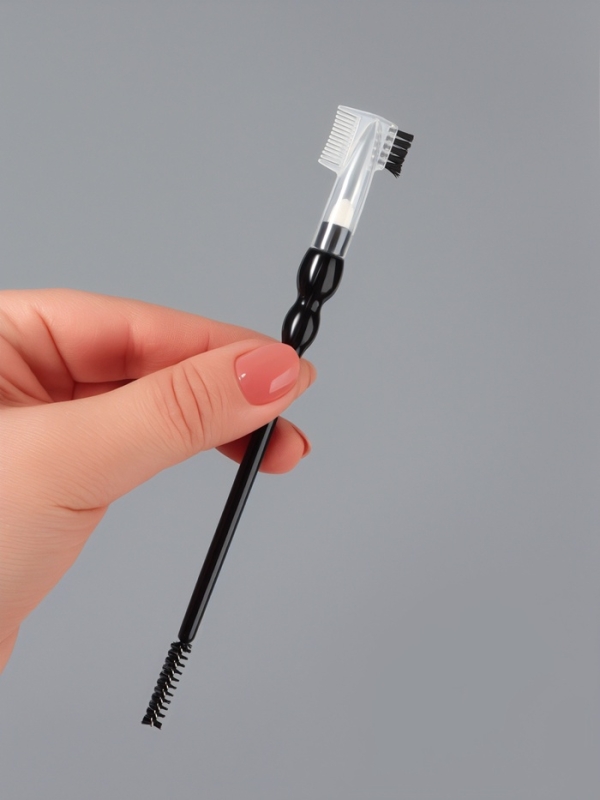 Кисть для макияжа, 3в1, 17 см, чёрная Кисть для макияжа, 3в1, 17 см, чёрная