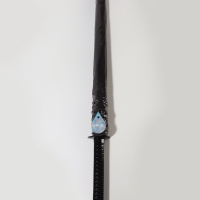 Зонт-трость п/авт R52/60 16сп эпонж САМУРАЙ ручка-катана черный шильд QF Зонт-трость п/авт R52/60 16сп эпонж САМУРАЙ ручка-катана черный шильд QF