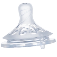 Соска на бутылочку, антиколиковая, от 0 мес., M&B Natural, широкое горло, медленный поток, Ø50 мм., 2 шт. Соска на бутылочку, антиколиковая, от 0 мес., M&B Natural, широкое горло, медленный поток, Ø50 мм., 2 шт.