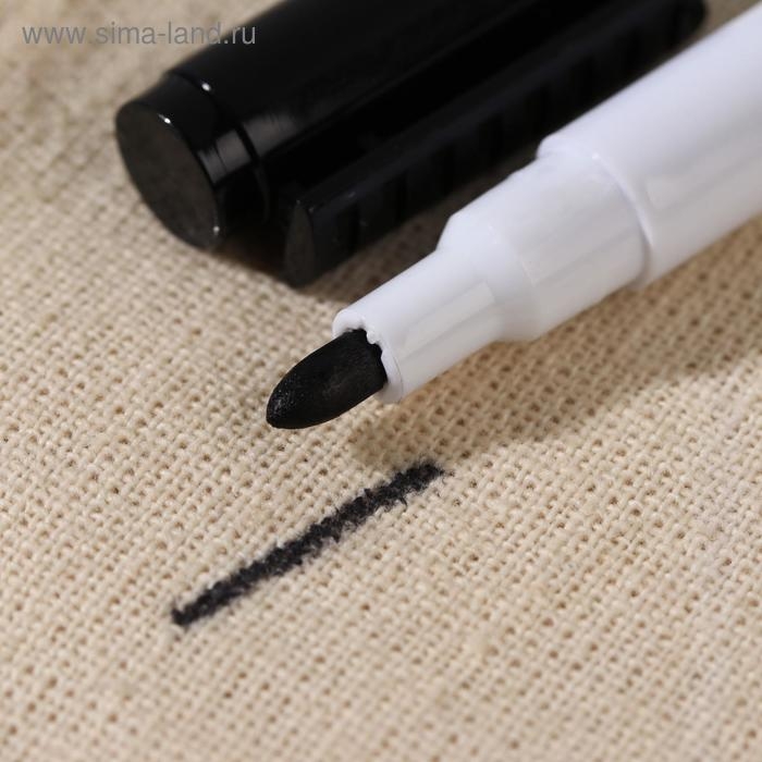 Маркер для ткани, перманентный, цвет чёрный Маркер для ткани, перманентный, цвет чёрный