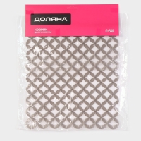 Коврик в раковину Доляна &laquo;Кико&raquo;, 24&times;30 см, серый