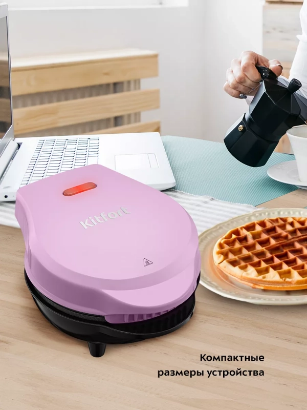 Вафельница электрическая для венских вафель КТ-3685 - 550 Вт