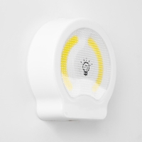 Фонарь-светильник "Мастер К", 220 лм, COB, 3 ААА, магнит, клейкая основа, 9 х 8.8 х 2.8 см