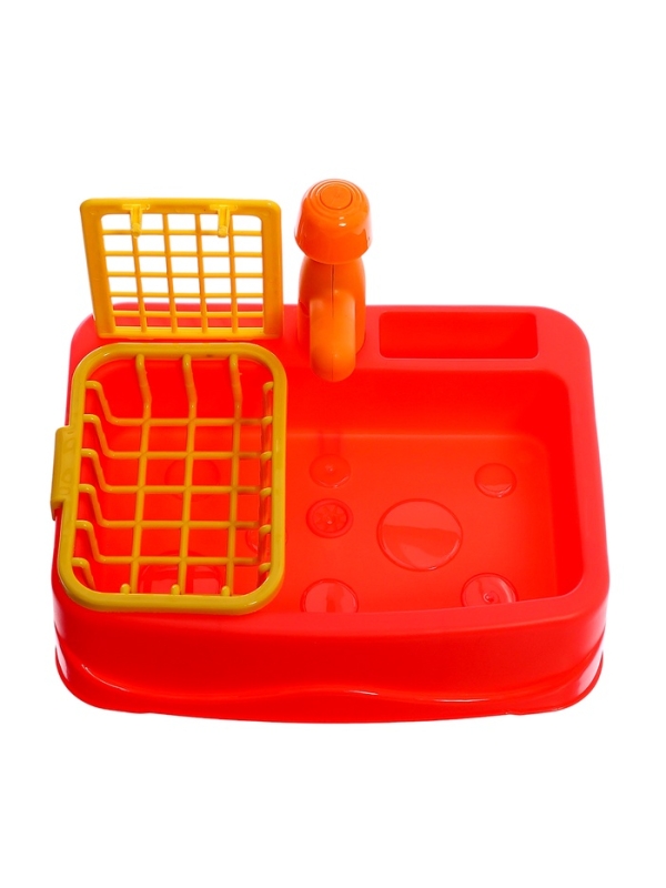 Игровой набор &laquo;Чистая кухня&raquo;, функциональная раковина, посуда, продукты