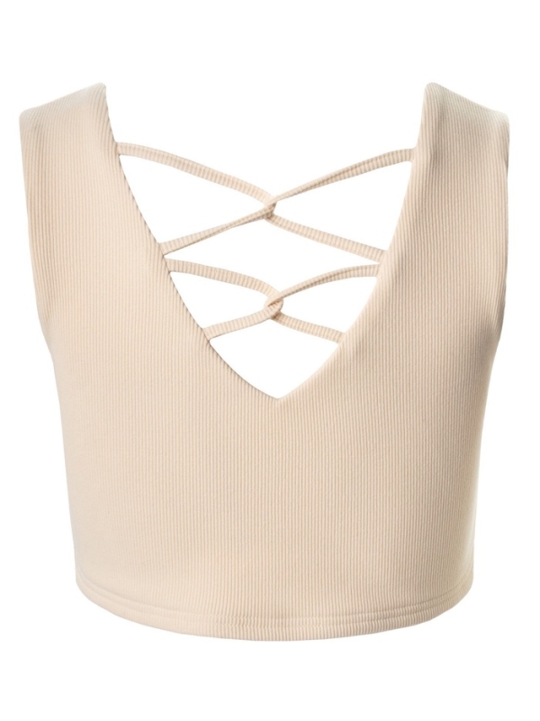 Топ женский MINAKU: Casual Collection цвет ваниль, размер 40