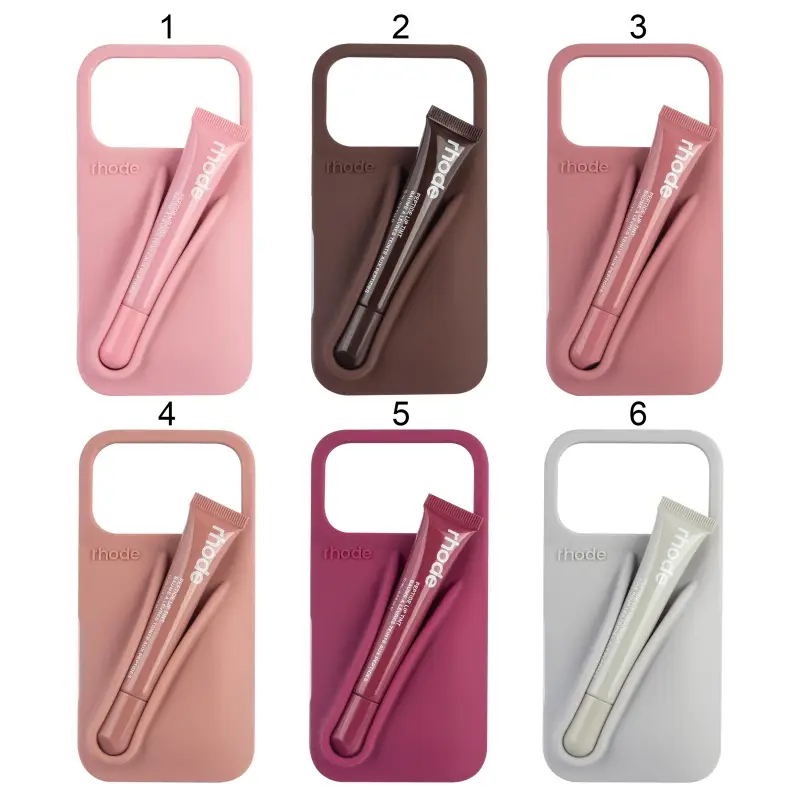 Чехол iPh 17 Pro Rhode с блеском для губ