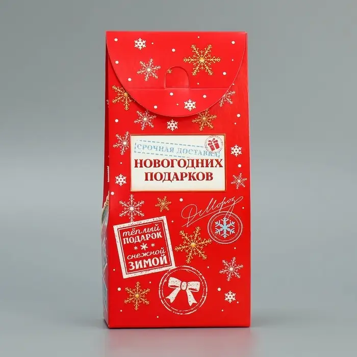 Коробка складная &laquo;Новогодняя почта&raquo;, 9 х 19 х 6 см
