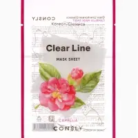 Тканевая маска с маслом японской камелии Consly &laquo;Гладкость и эластичность&raquo;, 23 мл