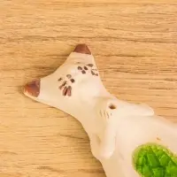 Подставка под благовония "Спящий кот" керамика, цв. бежевый, 11х4,5х1,5 см