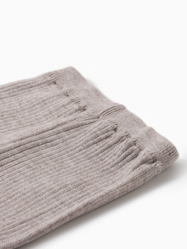 Костюм детский вязаный (кофта и брюки) MINAKU, цвет бежевый, рост 122 см