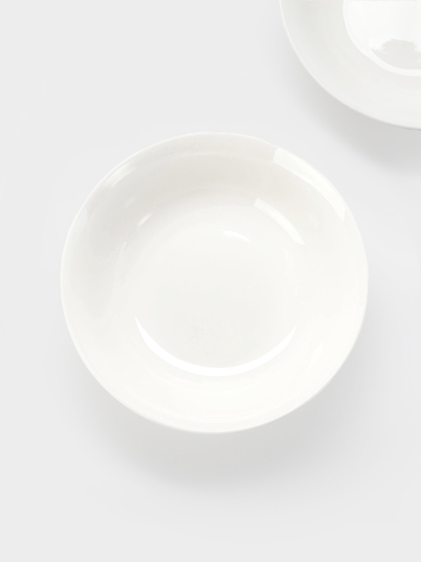 Тарелки глубокие WY Venecia, 580 мл, 17&times;5 см, набор 2 шт., фарфор, белые