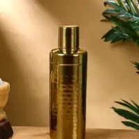 Шейкер "Золото" нержавеющая сталь 7х7х23 см