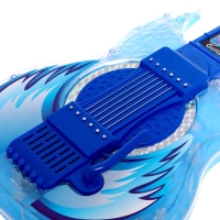 Музыкальная гитара, звук, свет, цвет синий Музыкальная гитара, звук, свет, цвет синий