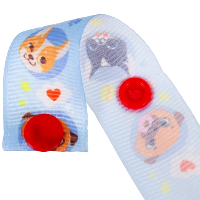 Держатель для соски - пустышки &laquo;ТРЕНД. Пёсики&raquo;, на ленте