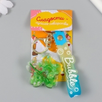 Брелок пластик с карабином, ремешком "Цветочек с ракушками" водный с декором 1,8х5,3х5,6 см 104732 Брелок пластик с карабином, ремешком "Цветочек с ракушками" водный с декором 1,8х5,3х5,6 см 104732