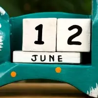 Календарь настольный &laquo;Кошка&raquo;, 14&times;5.4&times;10 см, дерево, зелёный