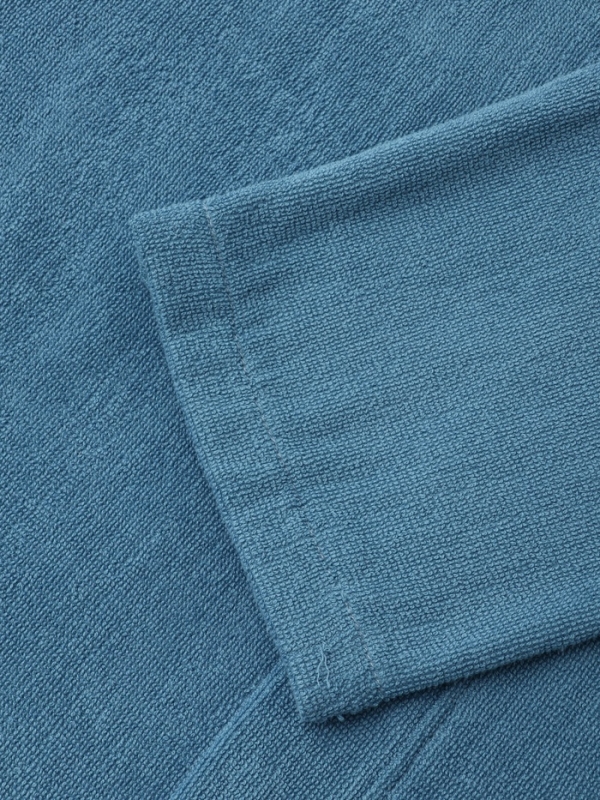 Халат мужской Экономь и Я, цв. морская волна, р-р 52-54, 100% хл, 340 г/м2