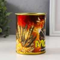 Подарочные носки в банке &laquo;Мощь&raquo;, (внутри ароматизированные носки мужские, цвет чёрный), красные ягоды