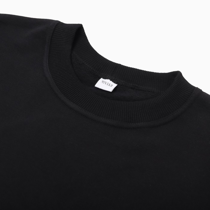 Футболка мужская из органического хлопка MINAKU REGULAR FIT: цвет чёрный, р-р 56 Футболка мужская из органического хлопка MINAKU REGULAR FIT: цвет чёрный, р-р 56