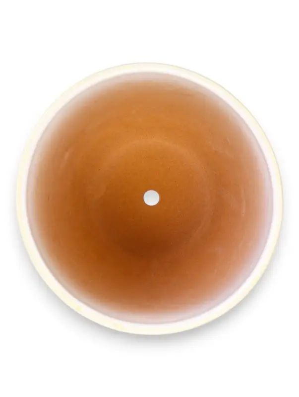 Горшок цветочный поддоном  2,5 л,  керамика, Тропики (М)