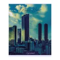 Тетрадь 48 листов в клетку Calligrata &laquo;Города&raquo;, обложка мелованный картон, серые листы, МИКС