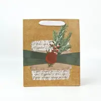 Набор пакетов крафтовых &laquo;Новогоднее поздравление&raquo;