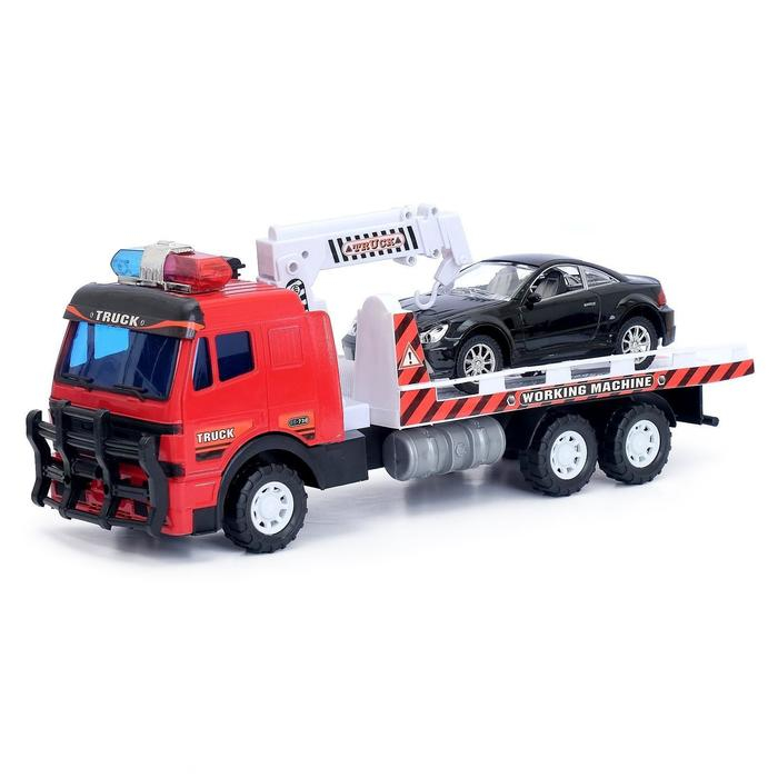 Машина инерционная &laquo;Эвакуатор&raquo;, цвета МИКС