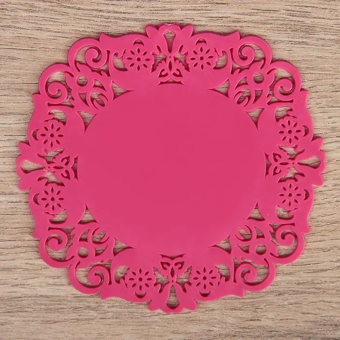 Набор подставок под горячее &laquo;Чаепитие&raquo;, 4 шт, 10 см, цвет МИКС