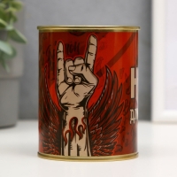 Подарочные носки в банке &laquo;Для крутого парня&raquo;, (внутри носки мужские, цвет чёрный)