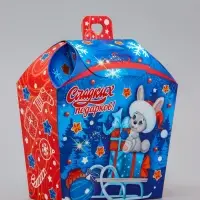 Коробка Новогодняя подарочная "Новый год" 17 х 19 х 9,5 см