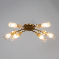 Люстра "Рико" 6х40Вт Е27 бронза 60х40х20см