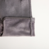 Перчатки женские, безразмерные, без утеплителя, цвет серый