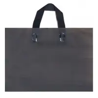 Пакет с петлевой ручкой черный 35 х 25 х 8 см 80 мкм