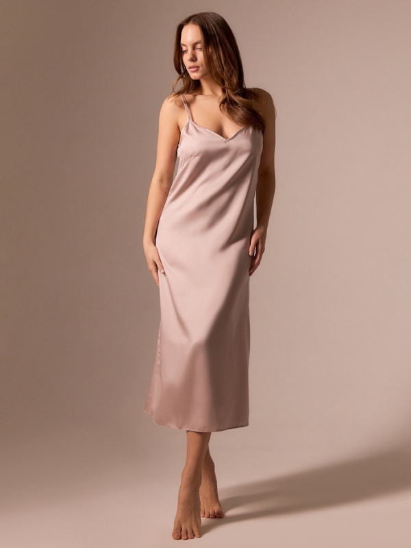 Сорочка женская SL HOME р. M, пудровый