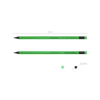 Карандаш чернографитный ErichKrause &laquo;JOY&raquo;, HB, грифель d=2.2 мм, пластик, круглый, в тубусе, неон МИКС