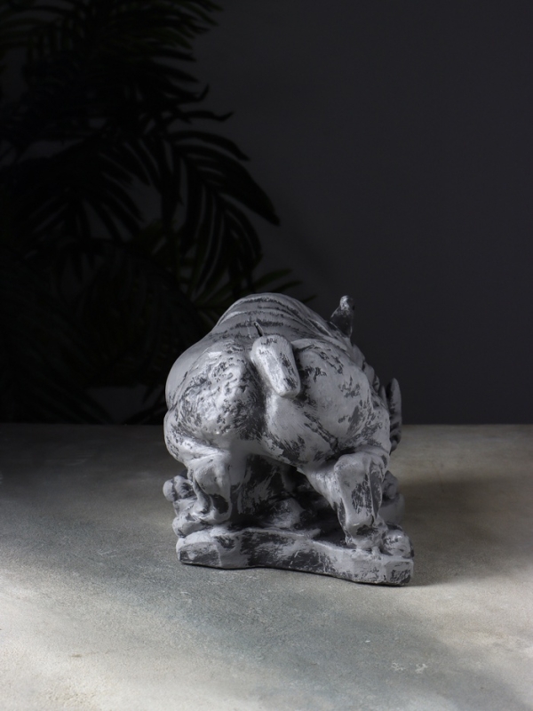 Копилка "Носорог" 32х19х16 см, серый