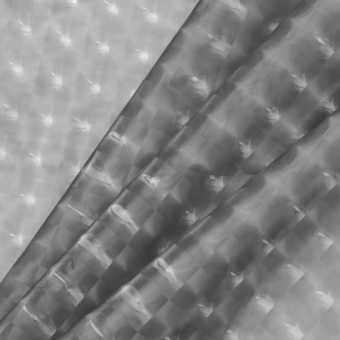 Штора для ванной SAVANNA &laquo;Квадраты&raquo;, 180&times;180 см, PEVA, цвет серый