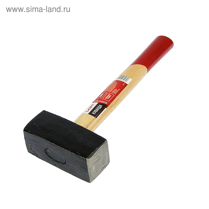 Кувалда ЛОМ, деревянная рукоятка, 2 кг Кувалда ЛОМ, деревянная рукоятка, 2 кг