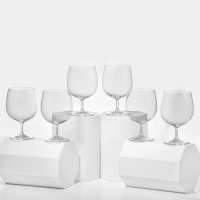 Набор стеклянных бокалов для пива «Пион», 380 мл, 6 шт Набор стеклянных бокалов для пива «Пион», 380 мл, 6 шт