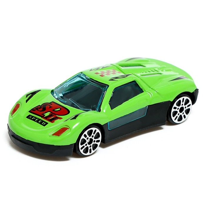 Парковка 2 в 1 Truck, 6 машинок, трансформируется в автотрек, звук, цвет синий