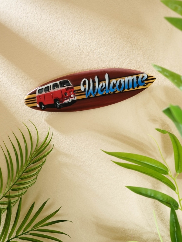 Панно Панно "Доска для сёрфа "Welcome" дерево 30х7 см