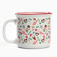 Кружка керамическая новогодняя &laquo;Merry Christmas&raquo; Микки Маус и друзья, 250 мл