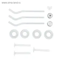 Комплект для подключения радиатора OTMO, 1&times;1/2", с тремя кронштейнами, в блистере