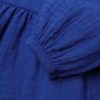 Платье с воротничком Крошка Я Муслин, 68-74, синий Платье с воротничком Крошка Я Муслин, 68-74, синий