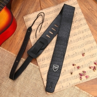 Ремень гитарный Music Life, кожаный, длина 150 см, аллигатор Ремень гитарный Music Life, кожаный, длина 150 см, аллигатор