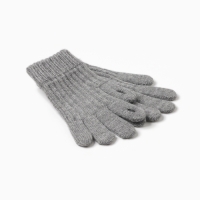 Перчатки женские MINAKU, цвет серый, 21 см Перчатки женские MINAKU, цвет серый, 21 см