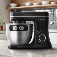 Кухонный миксер электрический с чашей и насадками КТ-4411