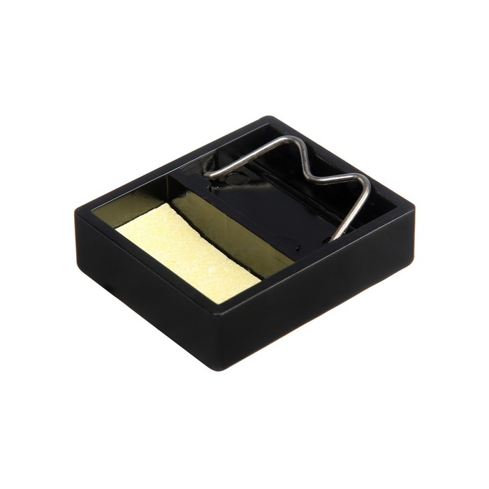 Подставка под паяльник ТУНДРА, с губкой для очистки жала Подставка под паяльник ТУНДРА, с губкой для очистки жала